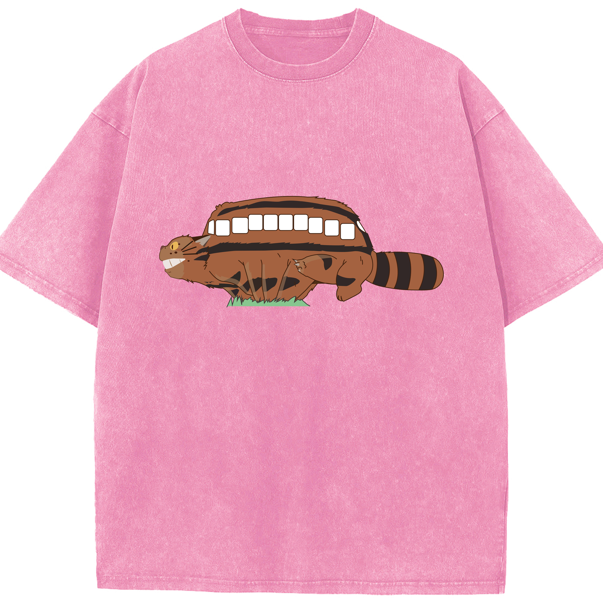 （画像用） となりのトトロ 草壁メイ 草壁サツキ My Neighbor Totoro Satsuki Kusakabe Mei Kusakabe 綿100% ヴィンテージ風 半袖Tシャツ（フロントプリント）